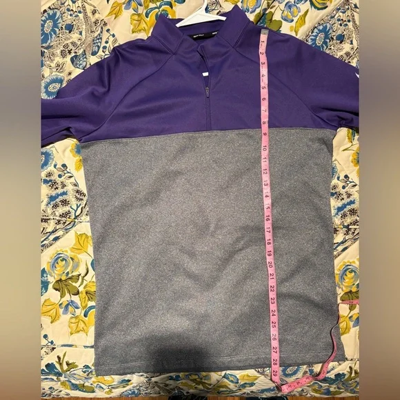 Men’s Nike Two-Tone Purple and Gray Pullover, Size Medium - Picture 6 of 8